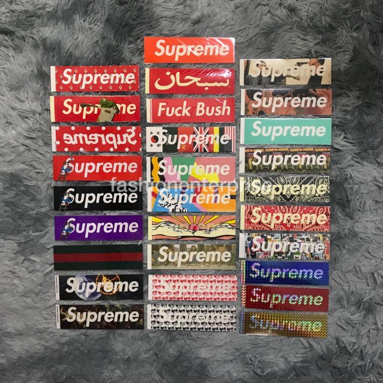 Every supreme box logo sticker cheap