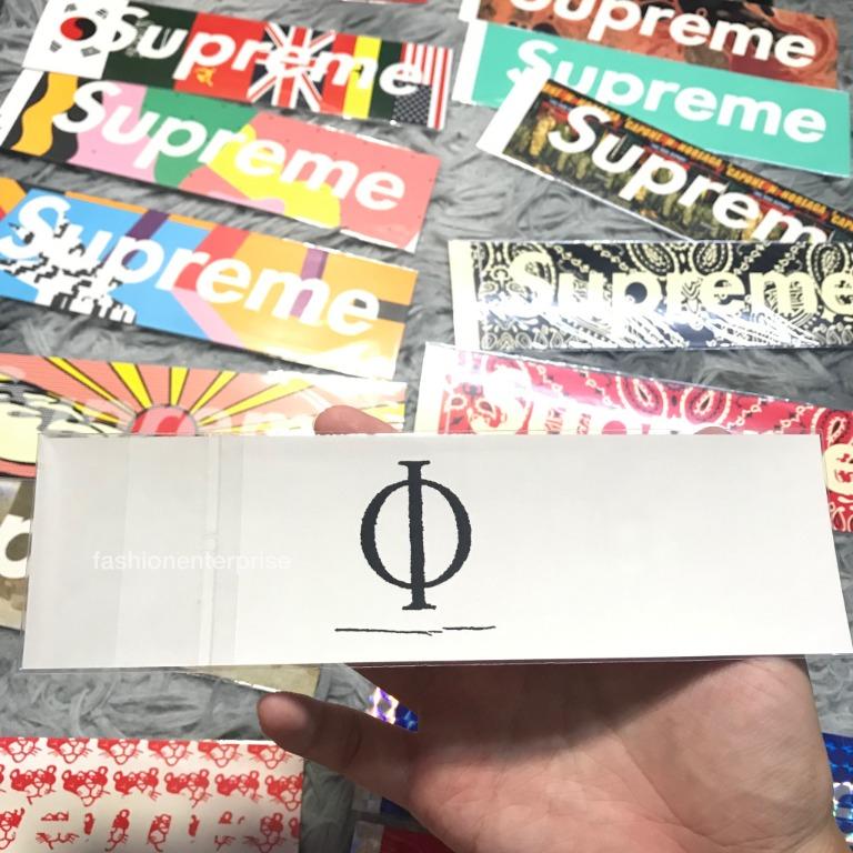 Supreme fw19 on sale stickers