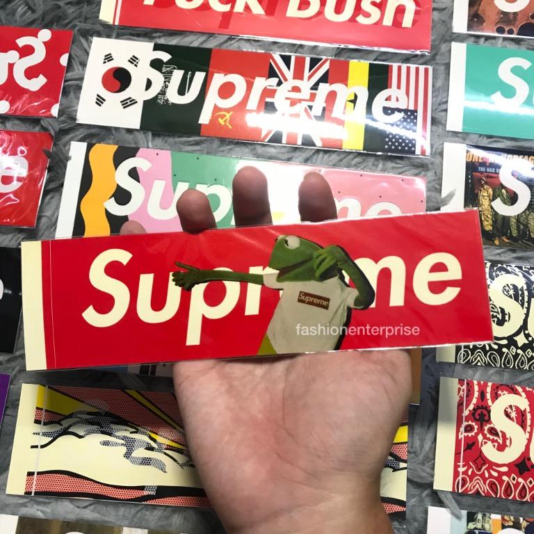 Supreme SS08 Kermit Box Logo Sticker