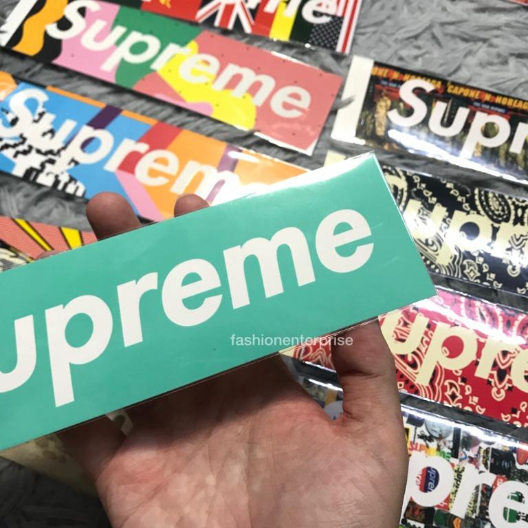 Supreme x Tiffany & Co. Box Logo Sticker