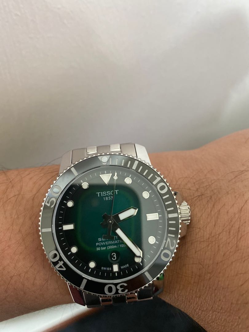 Tissot seastar sales 1000 green