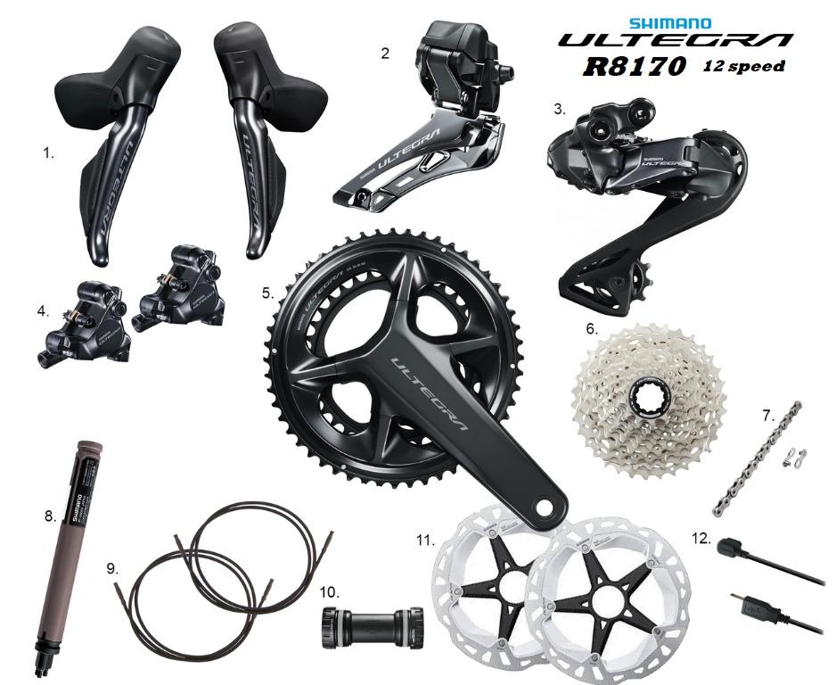Ultegra di2 full clearance groupset