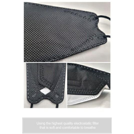 Vifence 10 50pcs Made in Korea BFE 99.9 3D MB Filter 4ply