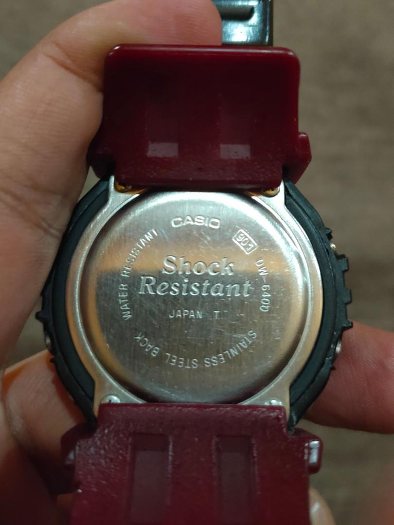 Vintage Casio G Shock DW 6400