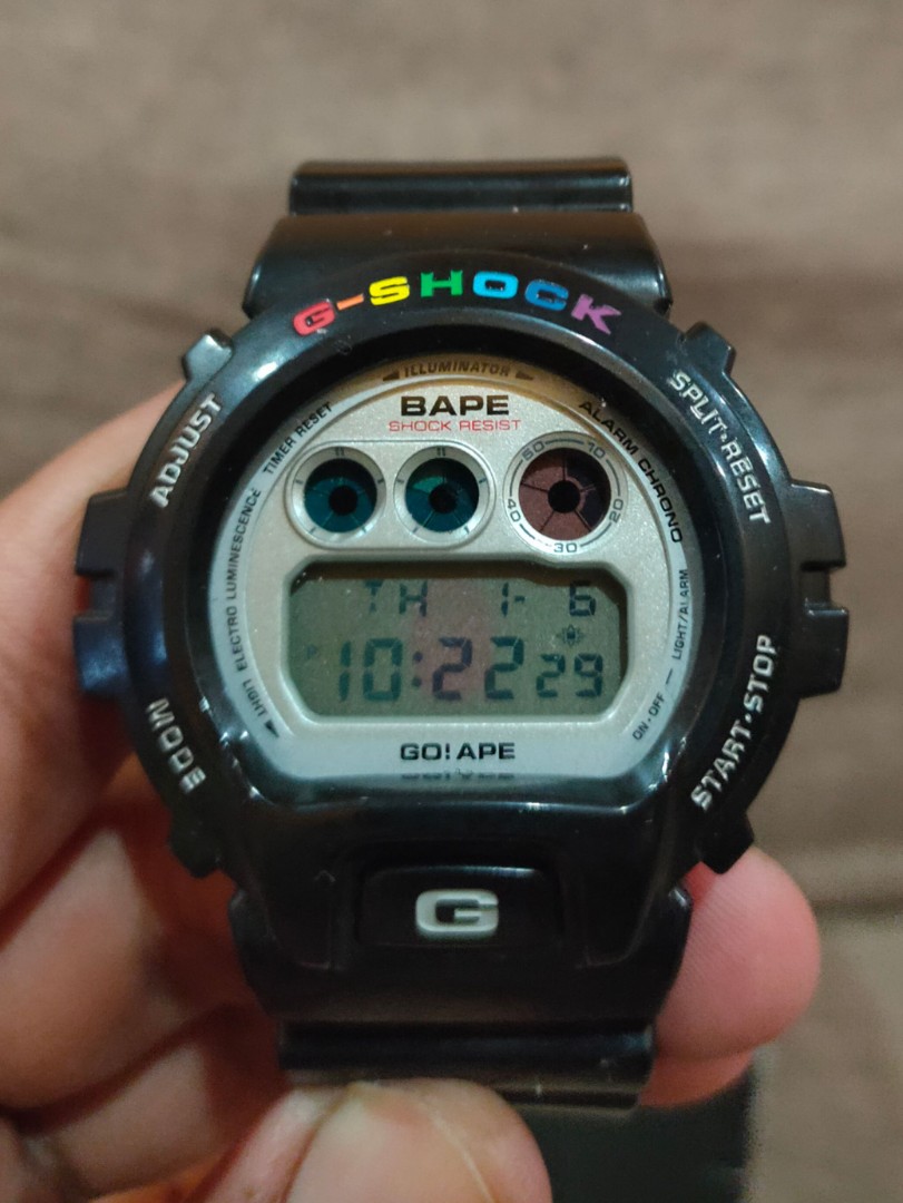 A BATHING APE CASIO DW-6900 G-SHOCK2006年に購入し自宅保管 - 腕時計 ...