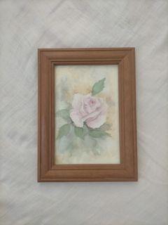 Vintage Rose Original Watercolor painting