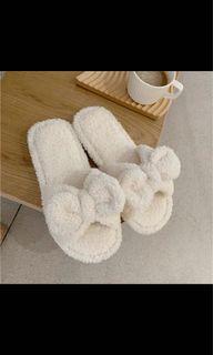 White Bedroom Slippers
