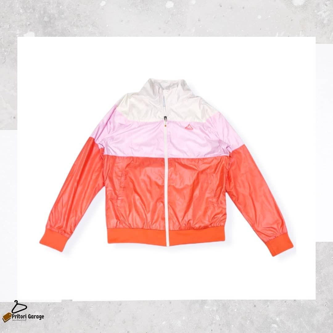 pink and orange jacket