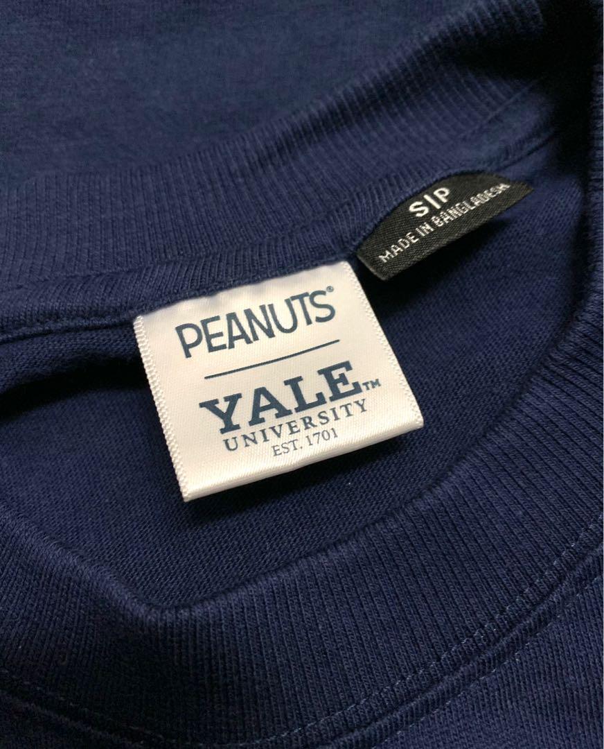 Yale university x peanuts, Men's Fashion, Tops & Sets, Tshirts & Polo