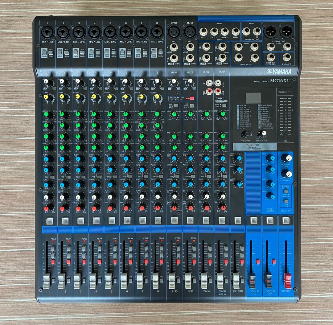 Yamaha MG16XU Mixer, Audio, Portable Audio Accessories on Carousell