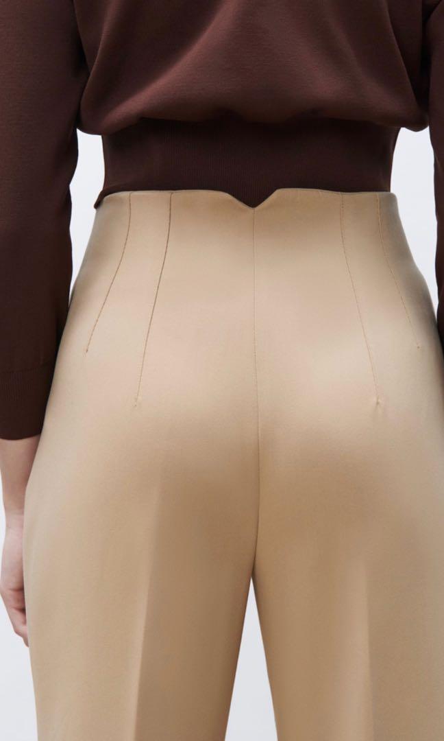 Zara high waist trouser, Women's Fashion, Bottoms, Other Bottoms on  Carousell