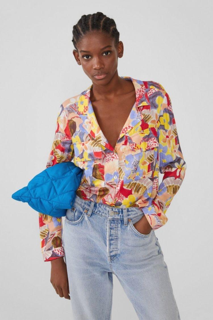 ZARA pocket shirt, Fesyen Wanita 