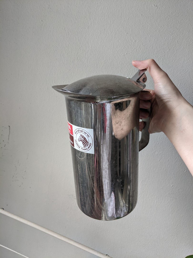 Zebra stainless steel pitcher jug, Furniture & Home Living, Kitchenware