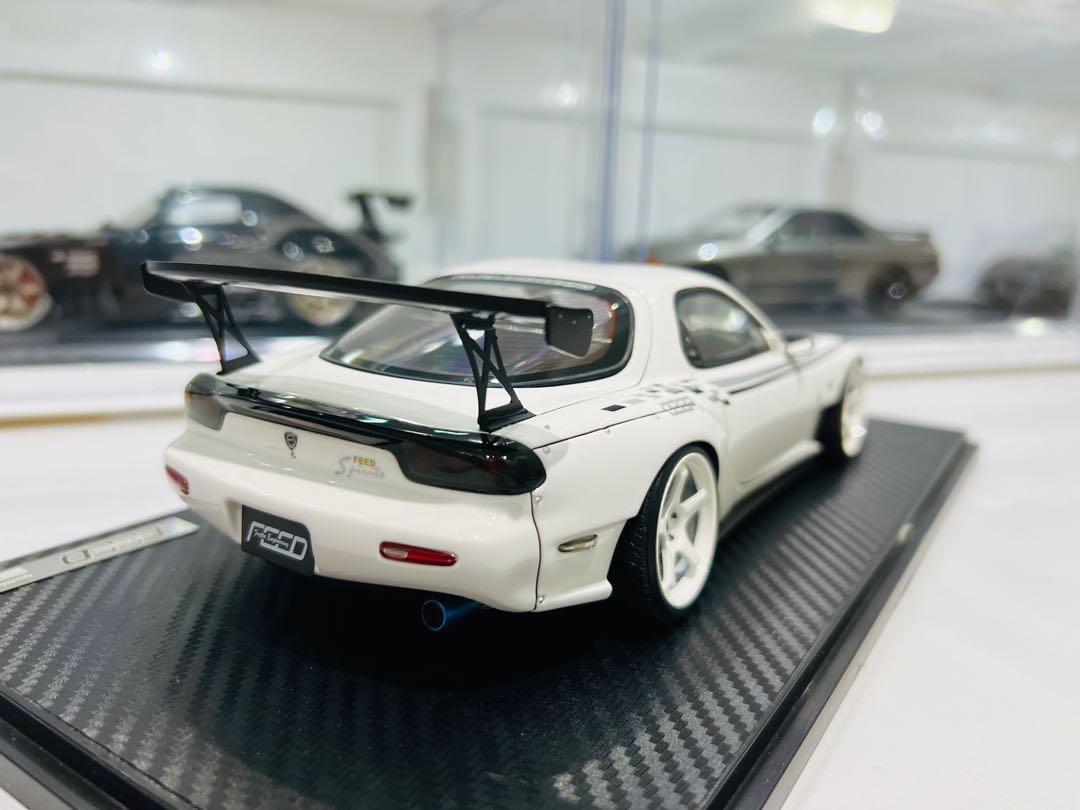1/18 Ignition model Rx7 Fd3s feed white, Hobbies & Toys, Toys & Games ...
