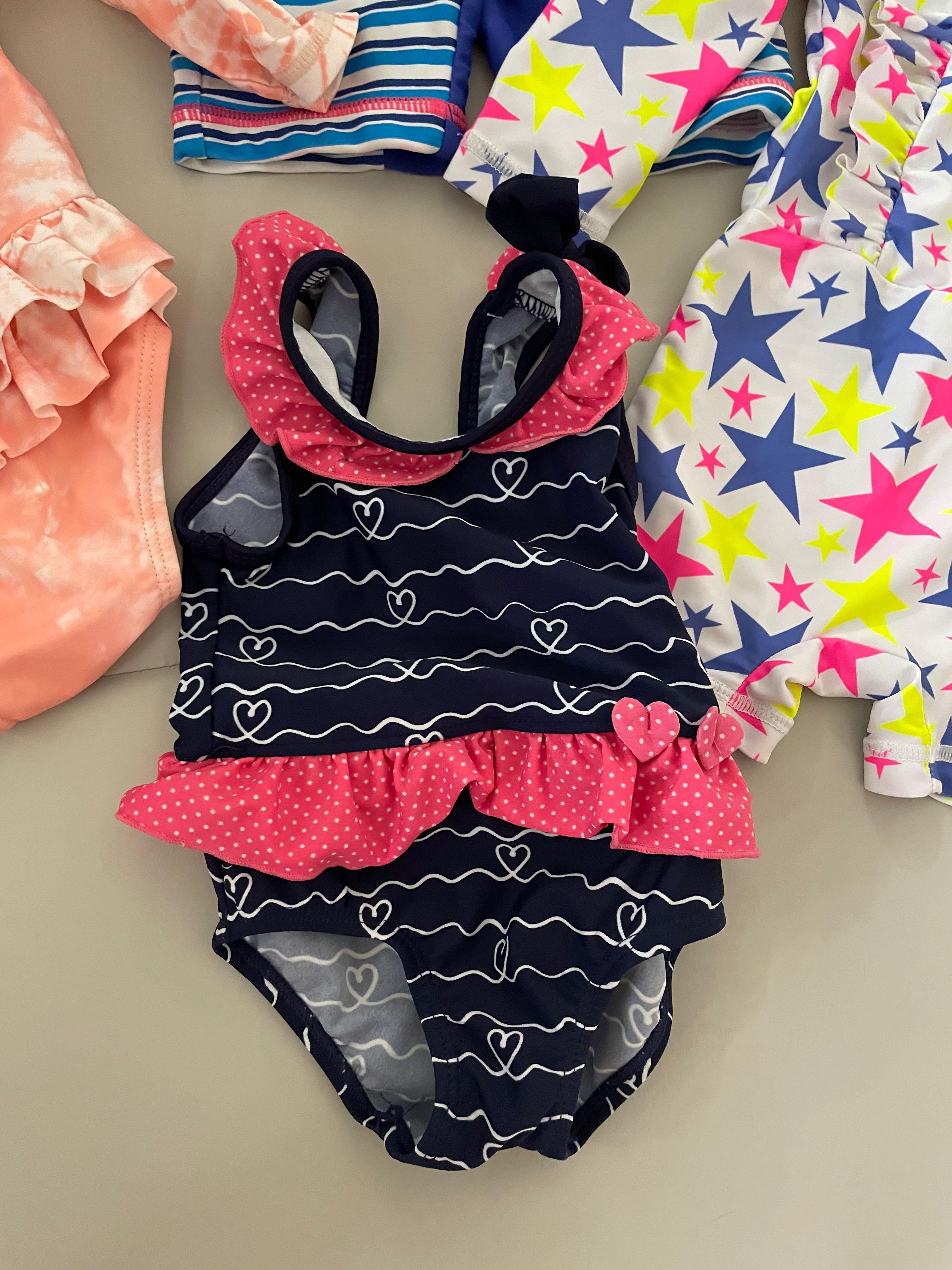 Girls 3 piece best sale swimwear