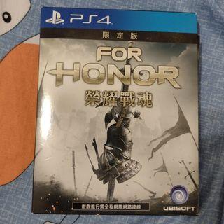 榮耀戰魂 For Honor PS4 台灣初回限定版