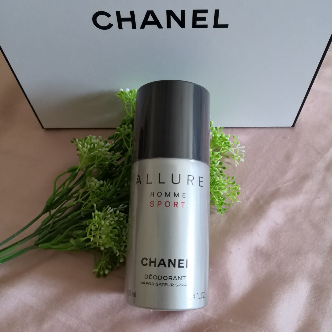 [ Free Shipping ] NEW Authentic Chanel Allure Homme Sport Deodorant Spray  100ml, Beauty & Personal Care, Fragrance & Deodorants on Carousell