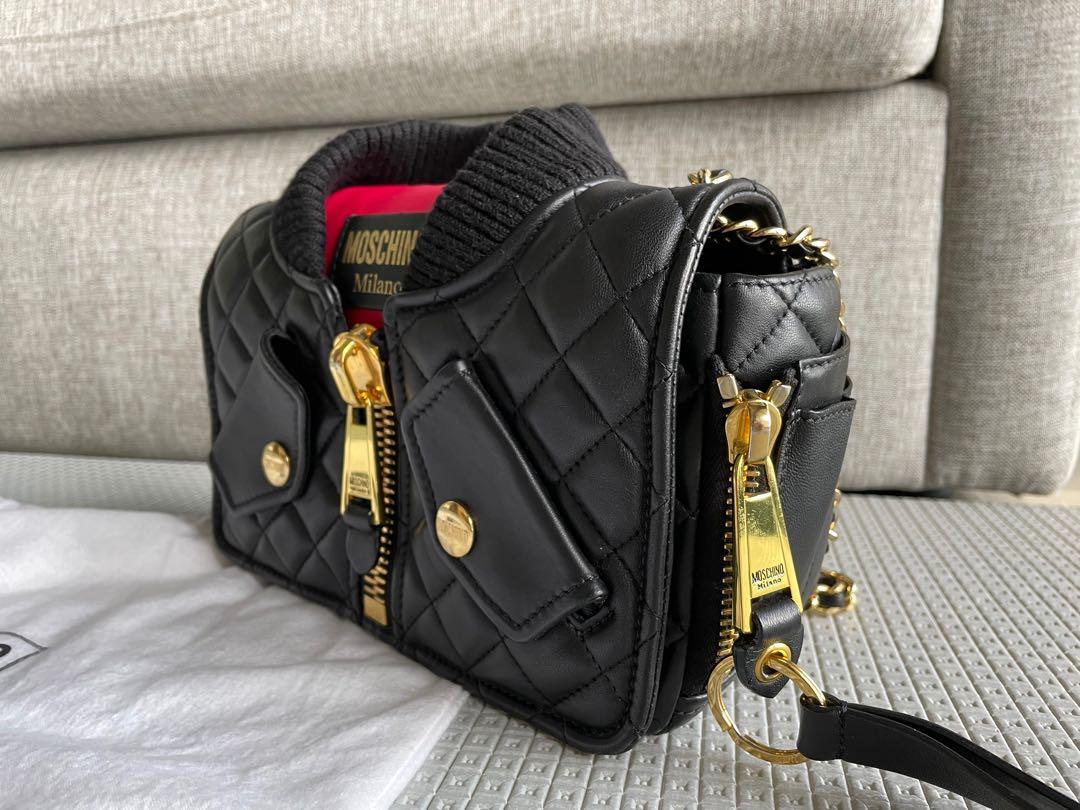 Moschino bomber sales jacket bag