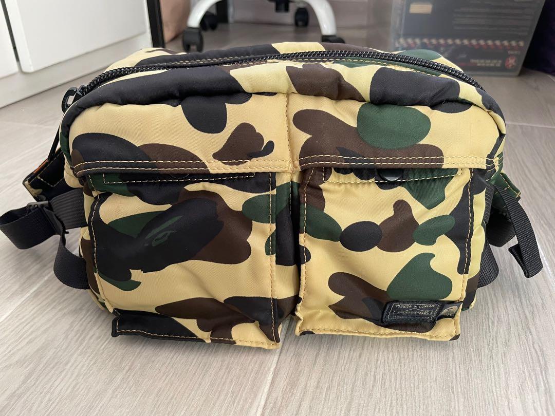 A Bathing Ape Bape X Porter 1st camo 單肩/ 腰袋, 男裝, 袋, 腰袋