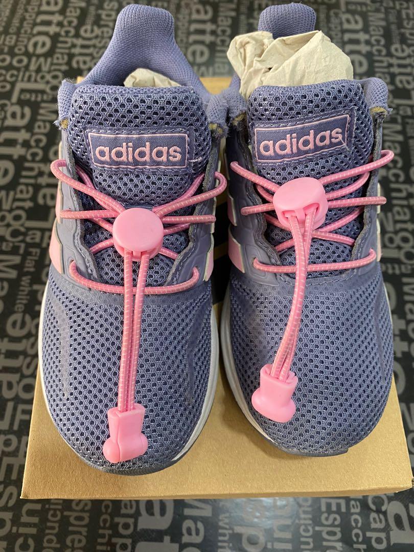 Adidas Girls Running Sports Shoes Size UK 12 Babies Kids
