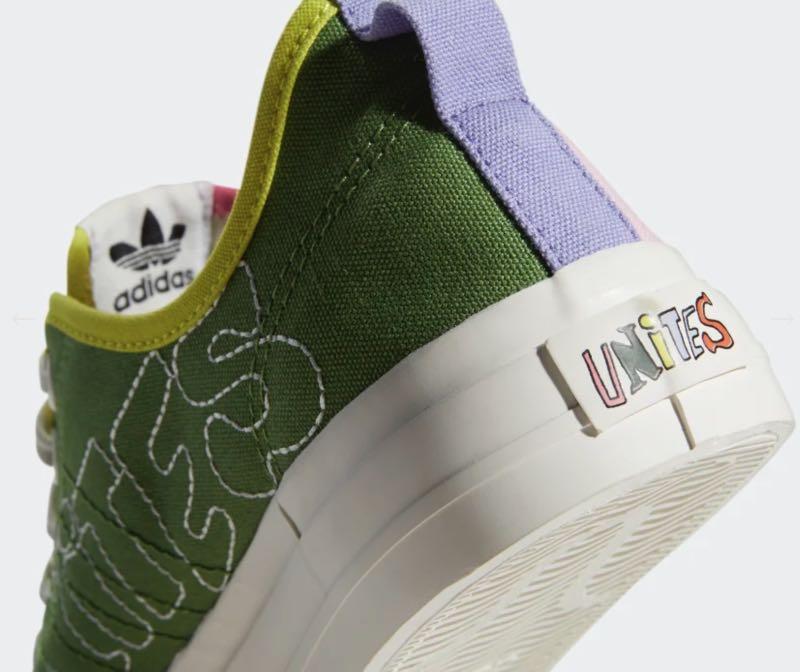 Adidas originals pride best sale nizza trainers