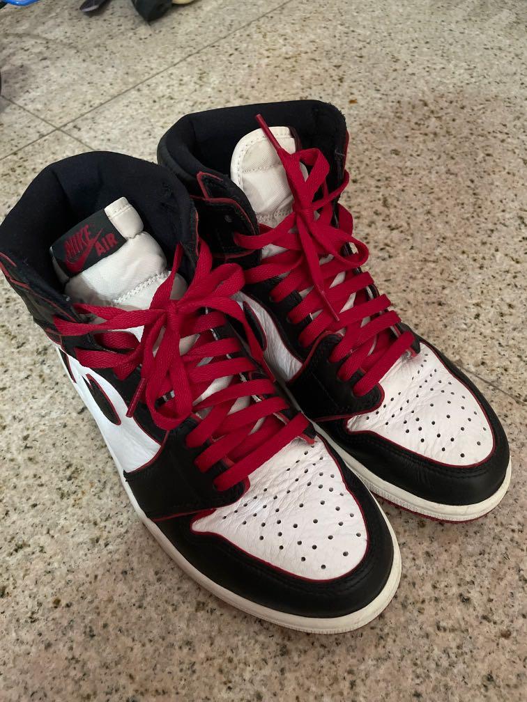 aj1 bloodline laces