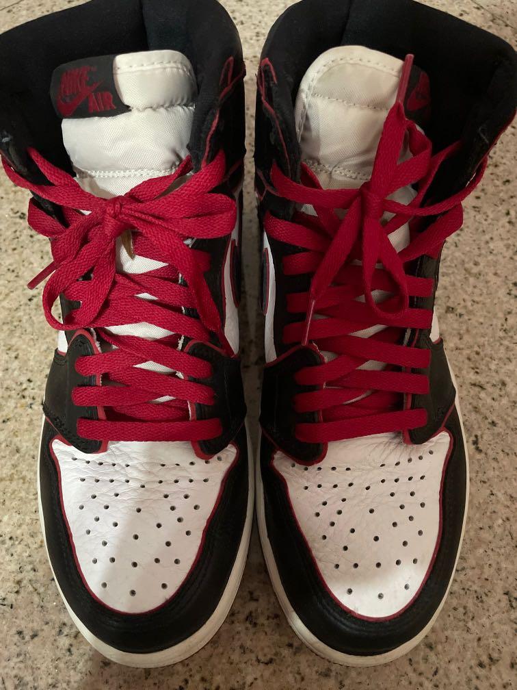 aj1 bloodline laces