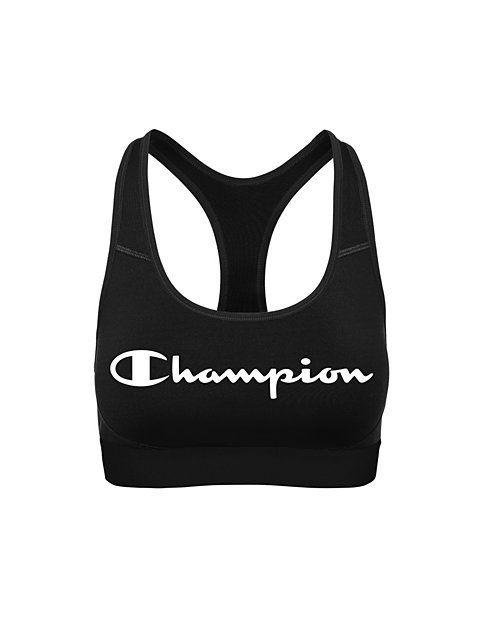 Champion Women's Absolute Workout Sports Bra Bra, champion Script