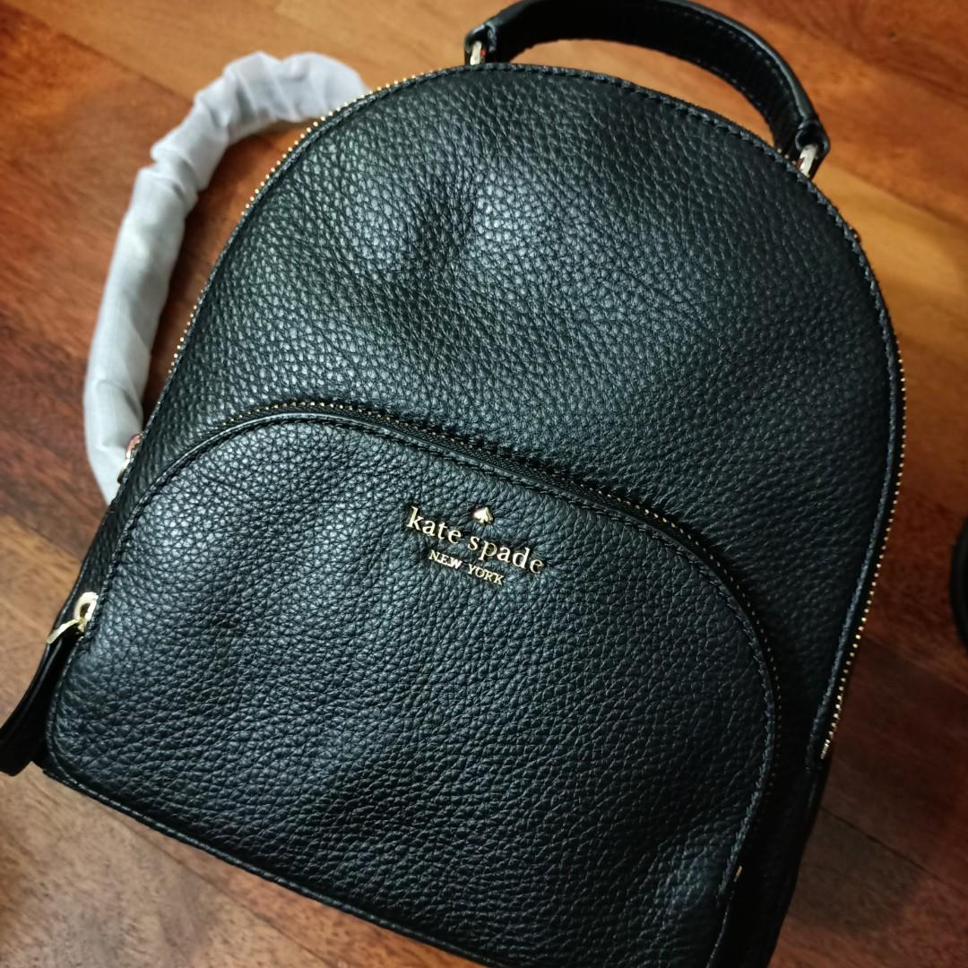Authentic Kate Spade Leather Backpack, Women's Fashion, Bags & Wallets,  Purses & Pouches on Carousell
