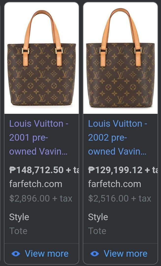 Louis Vuitton 2002 pre-owned Monogram Vavin GM Tote - Farfetch