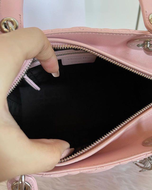 Authentic Medium Lady Dior Sakura Pink — beat the price increase , Luxury,  Bags & Wallets on Carousell