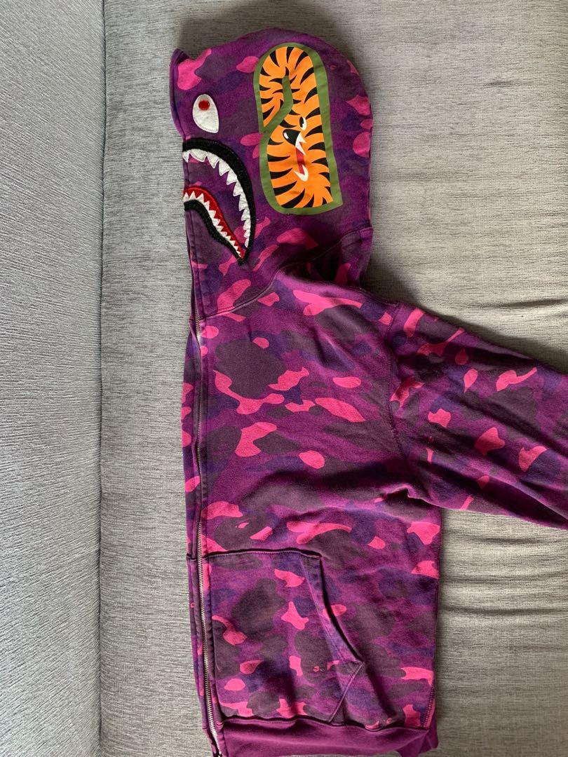 Bape 1st Camo Shark Day Pack - Rare Purple Colorway (used)
