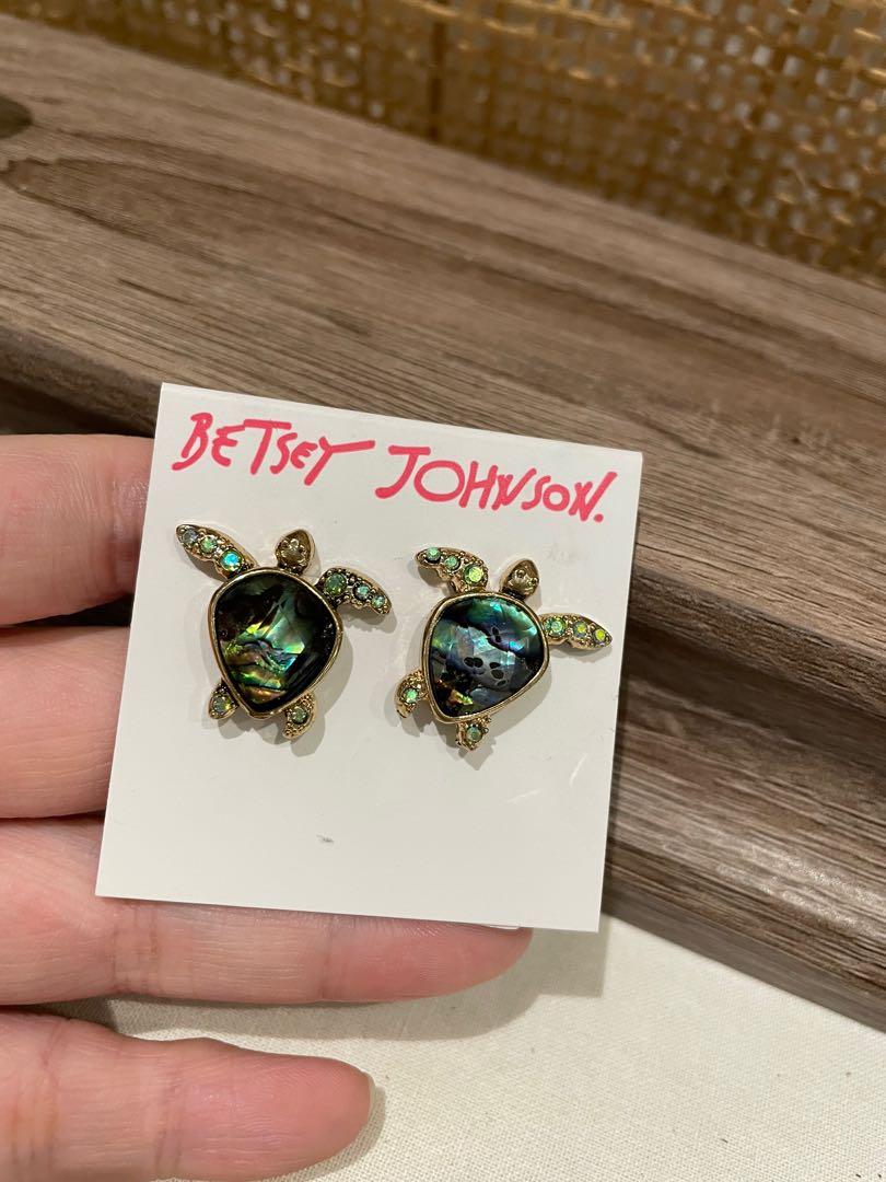 Betsey johnson clearance turtle earrings