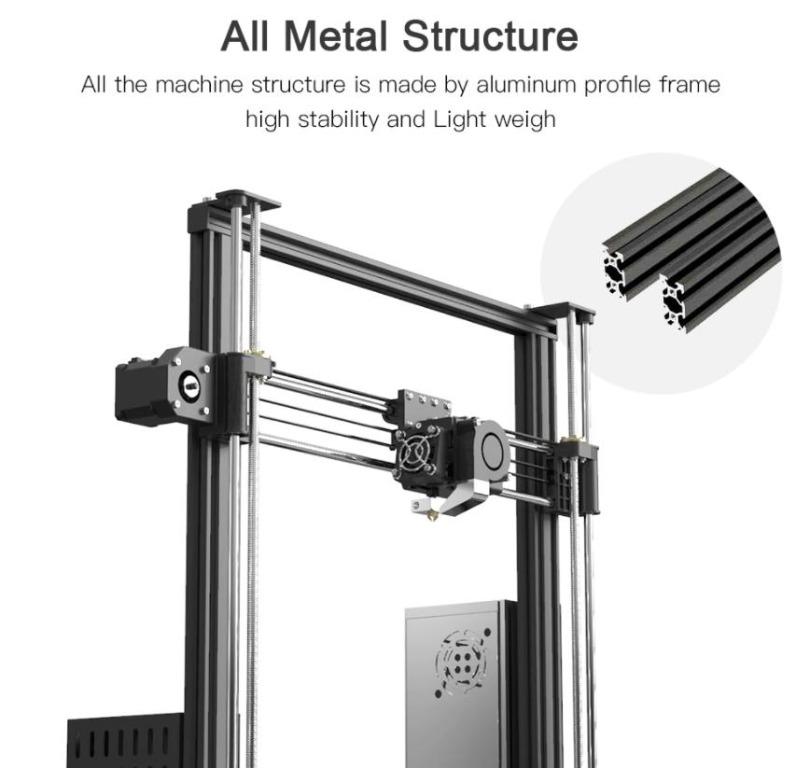Big Size 3D Printer (Category: Printers, Scanners & Copiers) located in Singapore. Submitted by shahirman (Listing ID 1136834663, Image 2). Description: Big size 3D printer for sale. Semi installed printer. Max print up to 300x300x350mm..