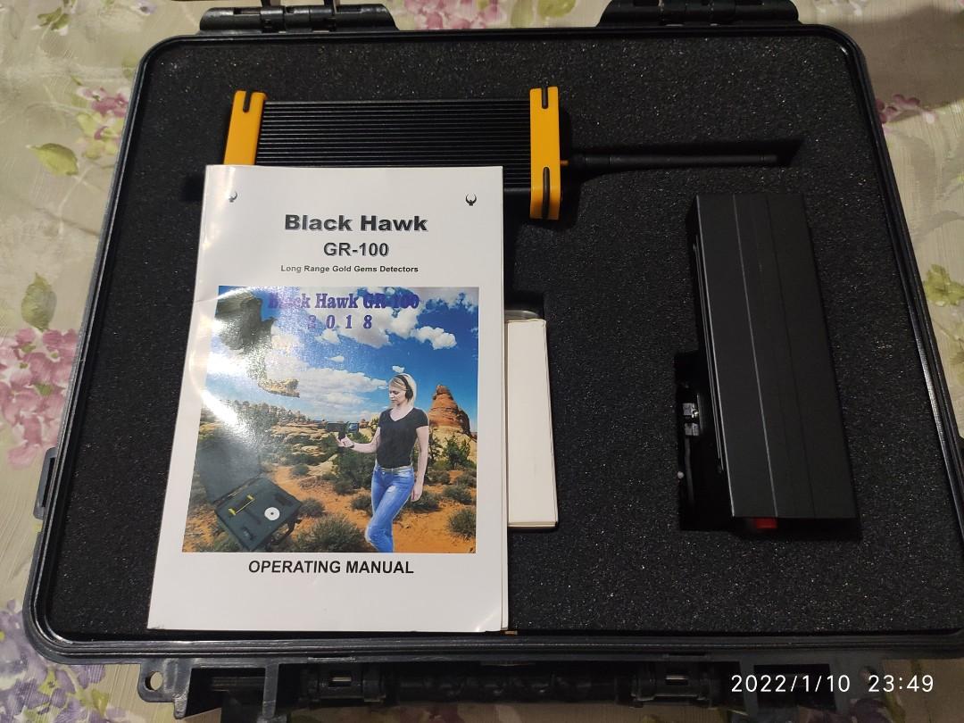 Black hawk gr-100 metal and gold detector, Sports Equipment, Hiking ...