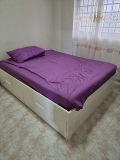 Bless: Queen Sized IKEA Storage Bed