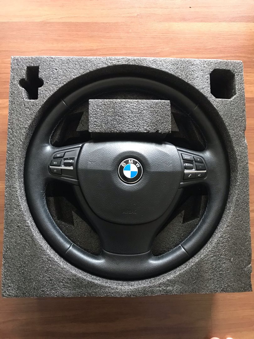 BMW F01/F02/F10 Original Steering Wheel with airbag, Car Accessories, Accessories on Carousell