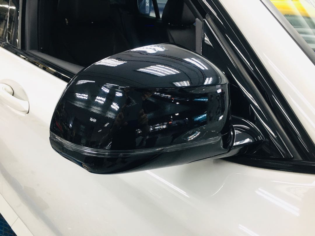 Bmw side mirror wrap ultra gloss black, Car Accessories, Car
