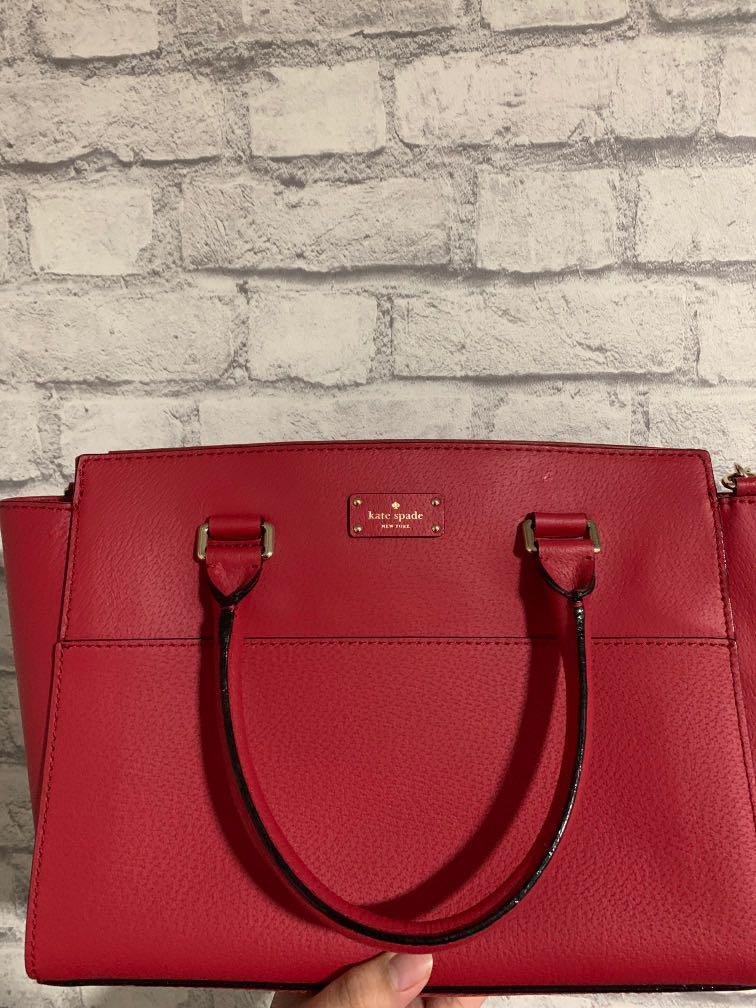 Brand New] Kate Spade Red Bag, Women's Fashion, Bags Wallets