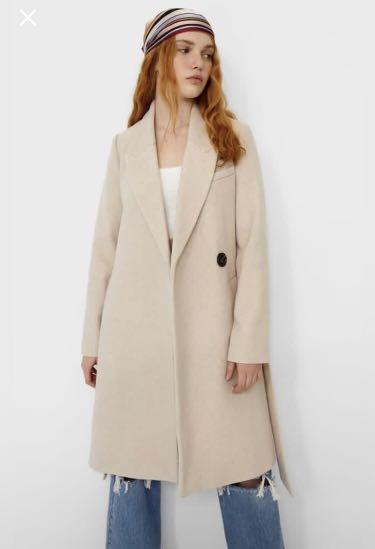 Stradivarius wool deals coat