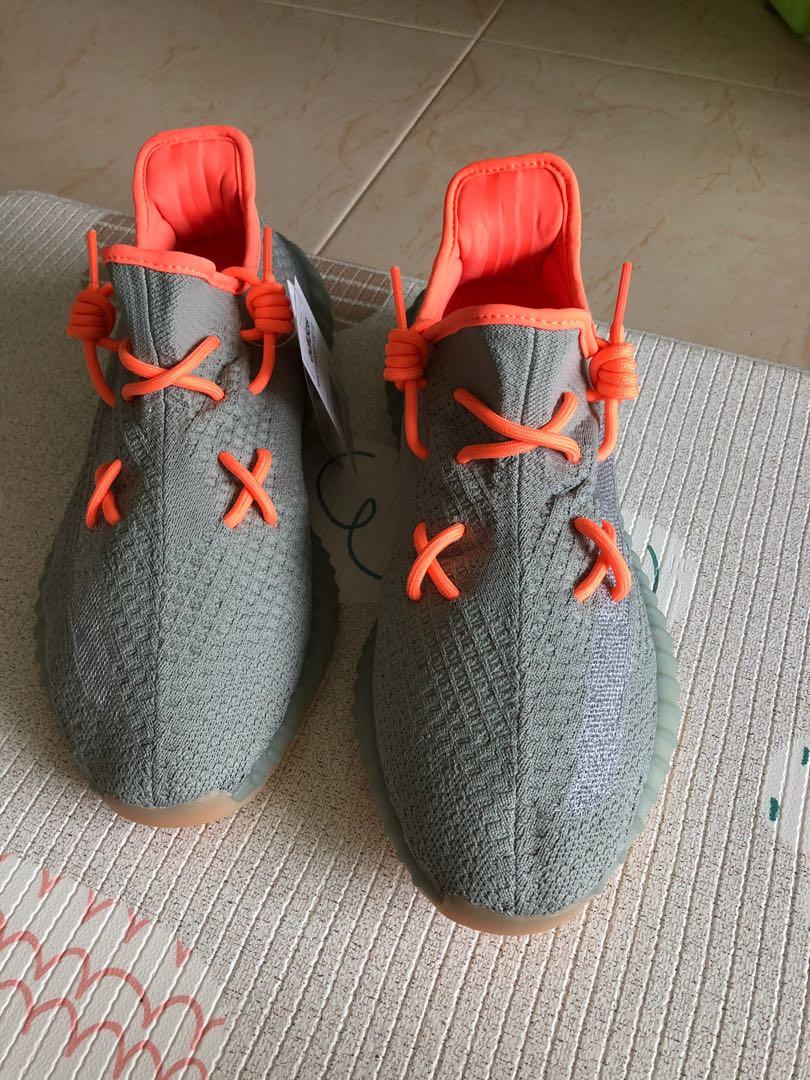 Brand new Yeezy 350 Desert Sage US12 Men s Fashion Footwear Sneakers on Carousell