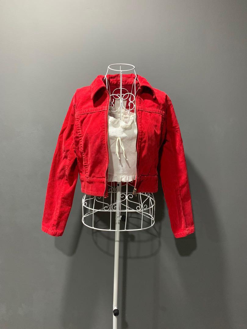 Brandy melville new arrivals red jacket