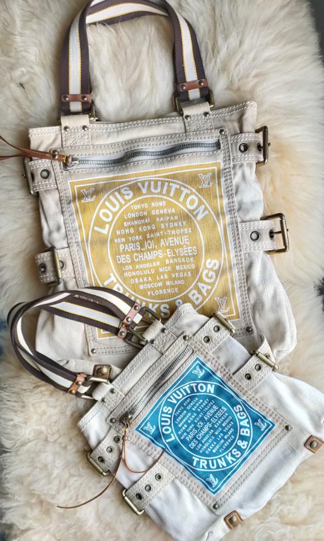 Bundle SALE❗❗❗ Louis Vuitton Trunks & Bags Cream Canvas Tote