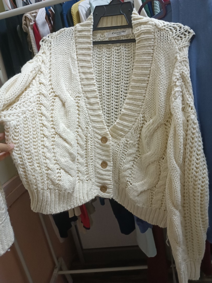 golden spiderweb knitwear