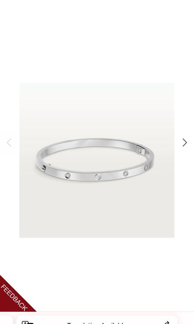 Cartier bracelet white 2025