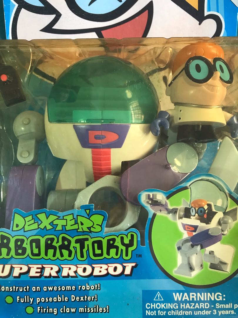 Cartoon Network Dexter's Laboratory Super Robot vintage toy figure, Hobbies  & Toys, Toys & Games on Carousell
