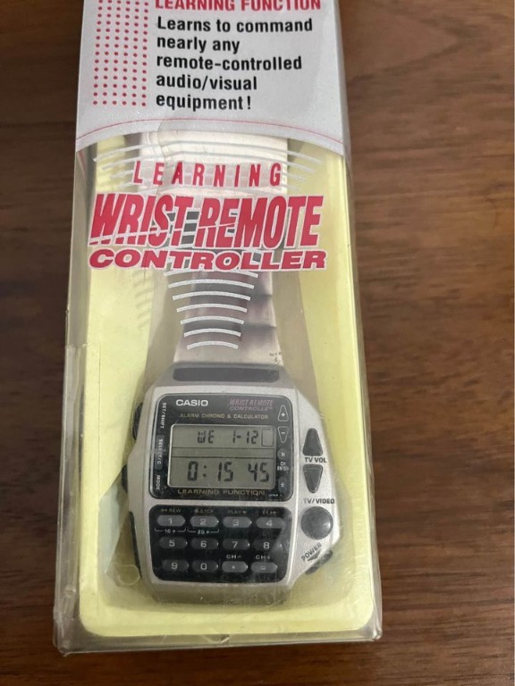 Casio remote control 2025 watch for sale