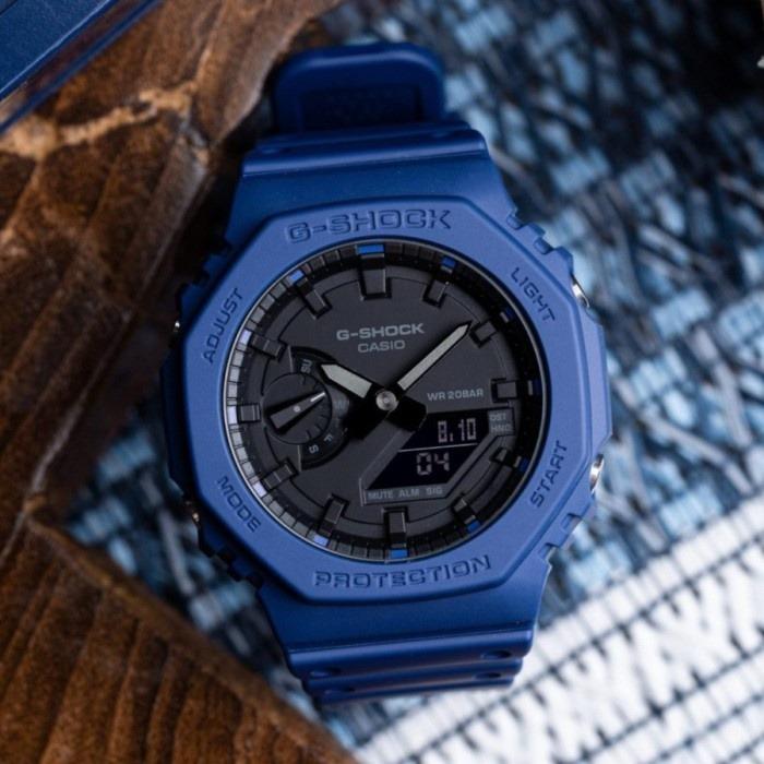 Navy blue g shock mens 2025