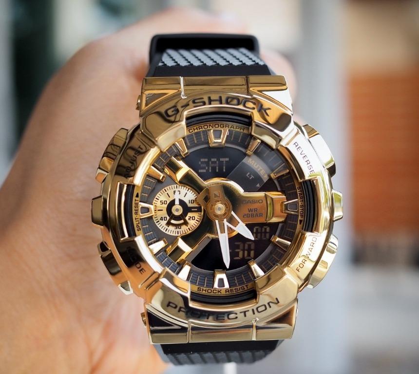 Gold color sale g shock