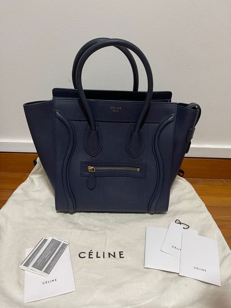 Celine mini luggage bag sale